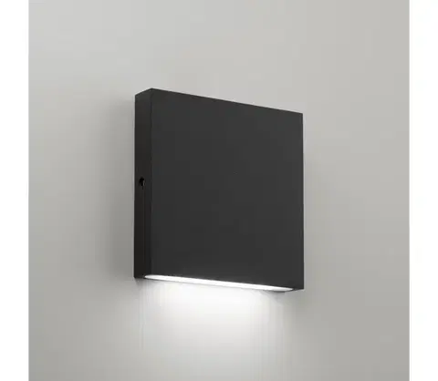 LED osvetlenie Ideal Lux - LED vonkajšie nástenné svietidlo POST-IT LED/3W/12V CRI 90 čierne 335919