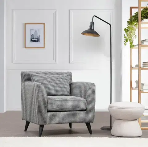 Kreslá Kreslo ušiak Nordic Armchair - Patterned