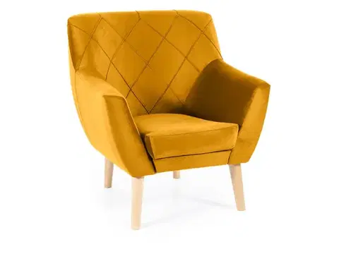 Kreslá Kreslo KIER 1 VELVET buk Signal