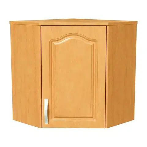 Kuchynské horné skrinky KONDELA Lora MDF New W60/60 P horná rohová kuchynská skrinka jelša