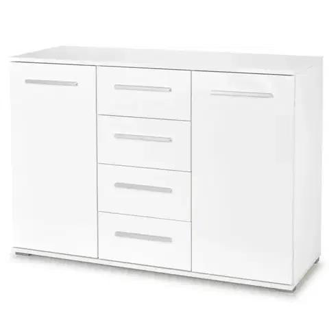 Komody do spálne Komoda Lima KM-4 biela