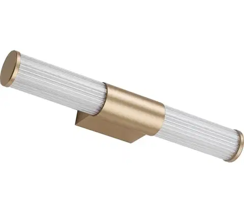 Kúpeľňové zrkadlá Rabalux 75104 - LED osvetlenie zrkadla do kúpeľne CALYN LED/8W/230V IP44 zlatá 75104