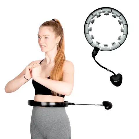 Ostatné fitness náradie Masážna obruč inSPORTline Weight Hoop Feel 69-108 cm