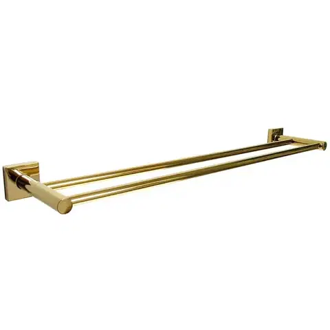 Vešiaky a háčiky na stenu Vešiak nástenný dvojitý Nero Gold CKG-7832 84