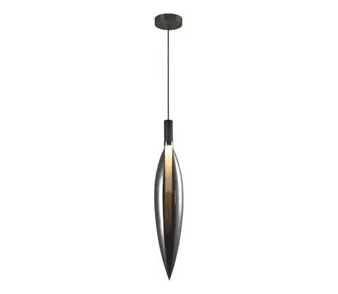 Svietidlá  Závesný luster NORDIC na lanku 1xG9/5W/230V, čierny chróm 31-51301
