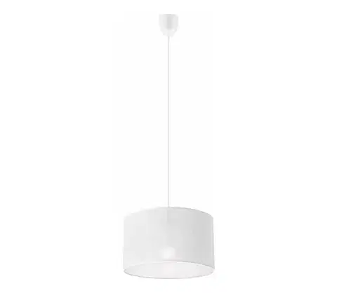 Svietidlá  Luster na lanku SIRJA 1xE27/60W/230V biela LM-1.185/BIAŁY