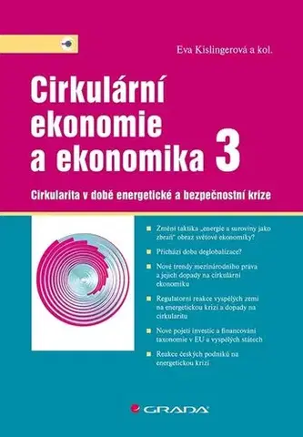 Ekonómia, Ekonomika Cirkulární ekonomie a ekonomika 3 - Eva Kislingerová