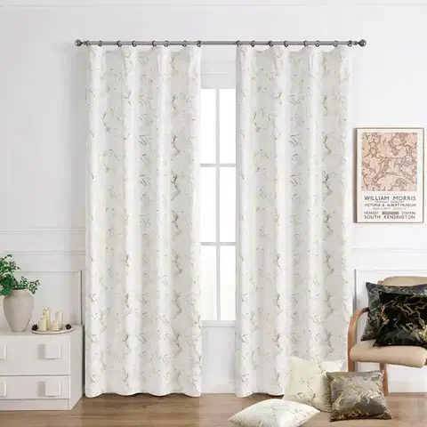 Závesy do spálne Záves na páske KLOE VET427/1/210GSM 140x250 cm  biely