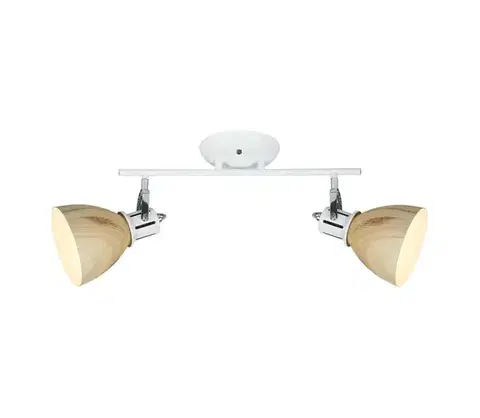 Svietidlá  KL162009 - Bodové svietidlo KRATER 2xE27/15W/230V KL162009