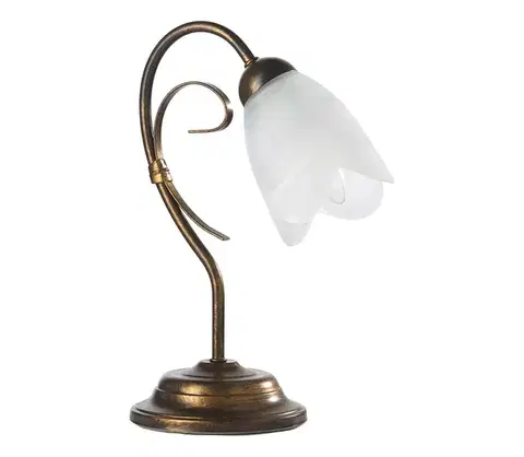 Lampy ONLI - Stolná lampa ODINO 1xE14/6W/230V 30 cm 4623/L