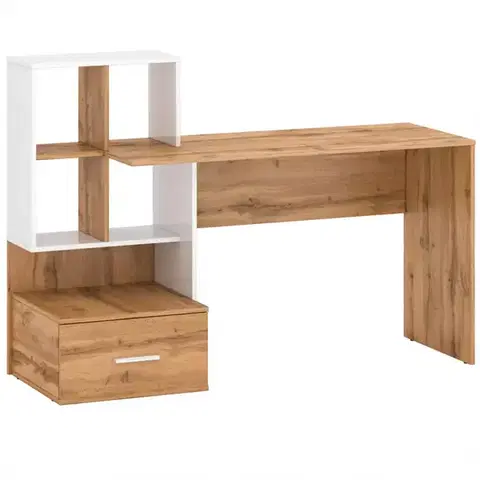 Moderné kancelárske stoly Písací stôl Stil 3 votan/biely