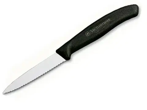 Kuchynské nože VICTORINOX Nôž univerzálny krátky Victorinox® – zúbkovaný 8cm 6.7633