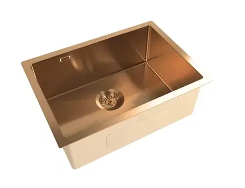 Kuchynské drezy SAT Drez SAT Aurum rose gold SATSINK5545BRGU SATSINK5545BRGU