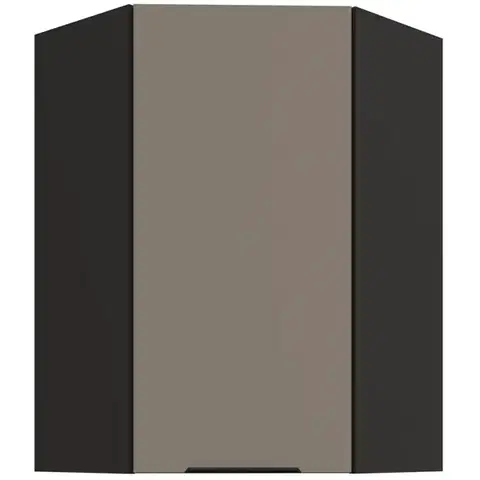 Kuchynské skrinky visiace Kuchynská skrinka Aria-TA/BL anti fingerprint 60X60 GN-90 1F (45°)