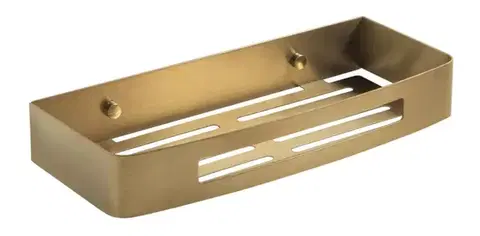 Doplnky do kúpeľne Gedy - SMART polička do sprchy, 300x45x128, zlato mat 241788