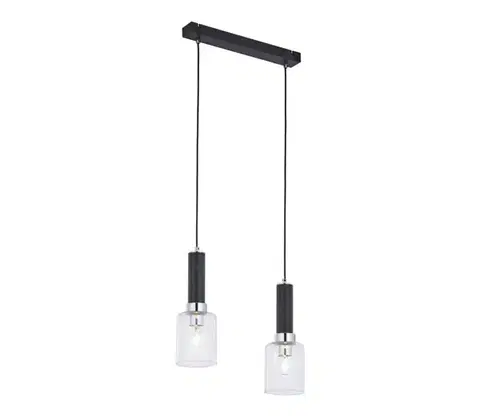 Svietidlá Jupiter 1868 - TU2 - Luster na lanku TULUZA 2xE27/60W/230V strieborná 1868