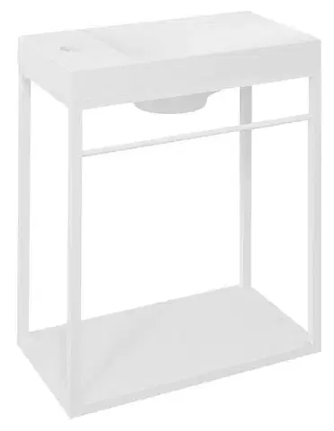 Kúpeľňový nábytok Sapho Crest konzola 39.5x21.7x45 cm biela AR502