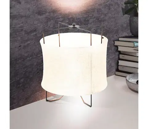 Lampy Eglo 79645 - Stolová lampa BRIDEKIRK 1xE27/40W/230V béžová 79645