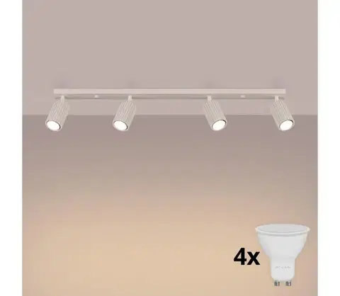 Svietidlá BRILAGI - LED bodové svietidlo CRESTO 4xGU10/10W/230V krémové BR.1603