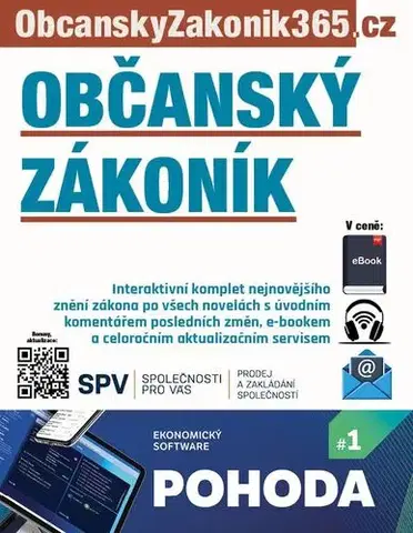 Dane, účtovníctvo Občanský zákoník 2026
