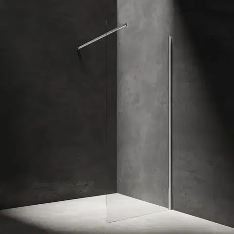 Sprchovacie kúty OMNIRES - MARINA walk-in, 80 cm chróm / transparent /CRTR/ DNR80XCRTR