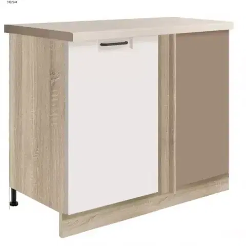 Kuchynské skrinky stojace Skrinka do kuchyne Favorit 24d l white