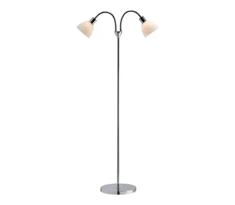 Lampy Nordlux - Stojacia lampa RAY 2xE14/25W/230V lesklý chróm 63224033