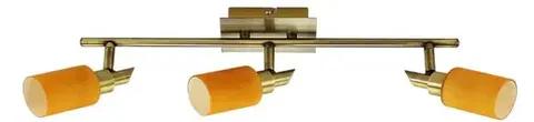 Stropná svetla Stropné svietidlo Tukan 3X40W G9 patina