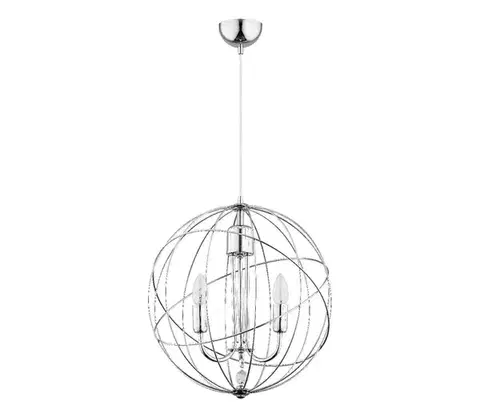 Svietidlá  Luster na lanku PIKO 3xE14/10W/230V lesklý chróm 62021