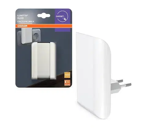Svietidlá Osram - LED nočné svetlo s čidlom súmraku LUNETTA LED/0,3W/230V 4099854532139
