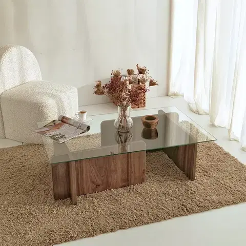 Konferenčné stolíky FALL konferenčný stolík, orech