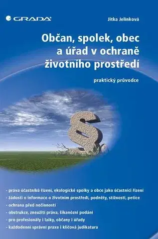 Právo ČR Občan, spolek, obec a úřad v ochraně životního prostředí - Jitka Jelínková
