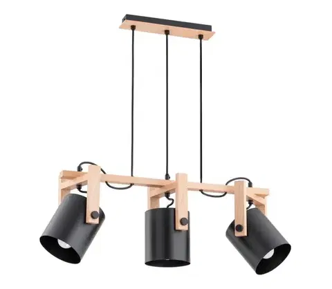 Svietidlá  Luster na lanku TROIS 3xE27/60W/230V 63056