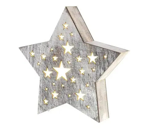Vianočné dekorácie  - LED Vianočná dekorácia LED/2xAAA teplá biela 50003942