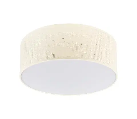 Svietidlá  Stropné svietidlo SIRJA PLISADO 2xE27/15W/230V priemer 35 cm krémové LM-2.335/KREM
