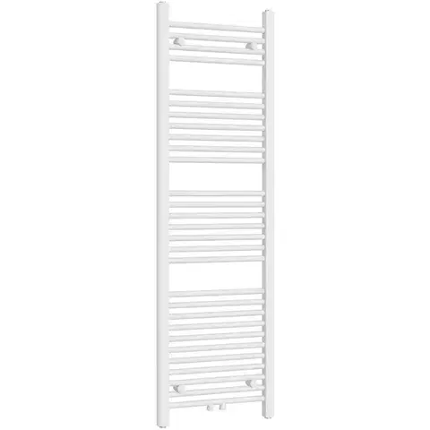 Radiátory do kúpeľne CERANO - Koupelnový radiátor Benito - středové připojení 50mm/boční - 583 W - bílá  lesklá - 1500x450 mm CER-796235