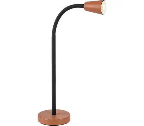 Lampy Rabalux 74095 - Stolná lampa ALDO 1xGU10/7W/230V oranžová 74095