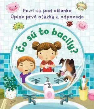 Leporelá, krabičky, puzzle knihy Pozri sa pod okienko Prvé otázky a odpovede – Čo sú to bacily?