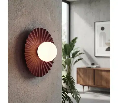 Svietidlá EMIBIG Nástenné svietidlo UMBRA 1xG9/8W/230V červené 1729/K1M