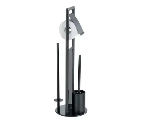 Svietidlá WENKO 24982800 - sada na WC RAVINA 20x70 cm nerez/čierna 24982800