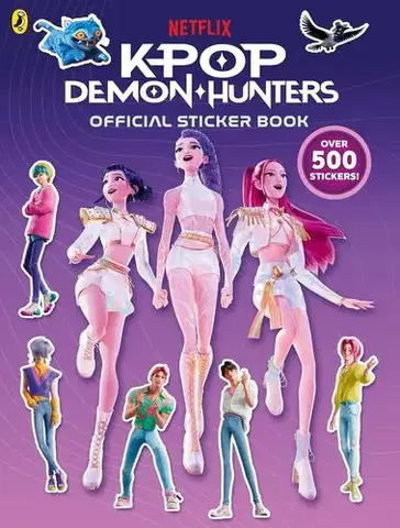 Nalepovačky, vystrihovačky, skladačky KPop Demon Hunters: Official Sticker Book - KPop Demon Hunters