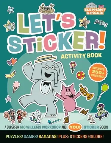 Nalepovačky, vystrihovačky, skladačky Elephant & Piggie: Let's Sticker! - Willems Workshop