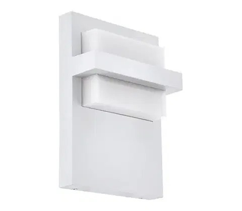 Záhradné lampy Eglo 98087 - LED Vonkajšie nástenné svietidlo CULPINA LED/10W/230V IP44 biela 98087
