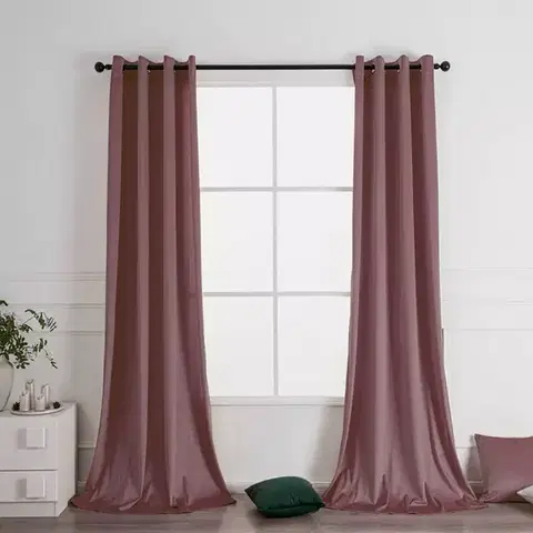 Závesy do spálne Záves na priechodkách VELVET PB103/200G/M2/33/140x250 cm vres