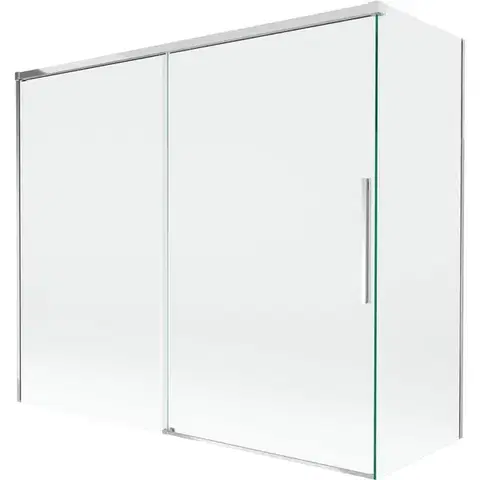 Sprchové dvere MEXEN/S - Rox vaňová zástena 2-krídlová posuvná 180 + 90 x 150, transparent, chróm 8C9-180-090-01-00