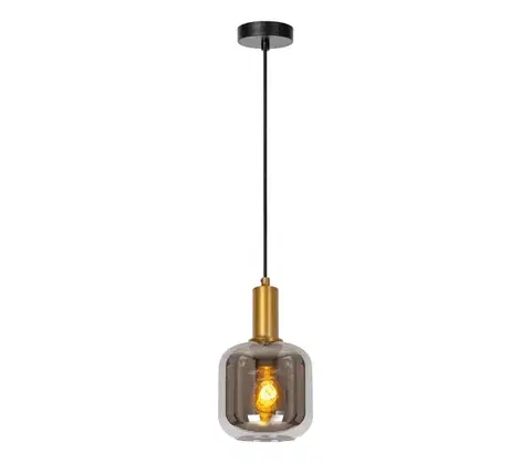 Svietidlá Lucide 45494/16/65 - Luster na lanku JOANET 1xE27/40W/230V čierna 45494/16/65