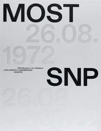 Obrazové publikácie Bratislava a jej premeny - Most SNP - Juraj Bončo,Ľubomír Deák