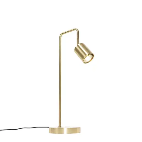 Stolné lampy Moderná stolová lampa mosadz nastaviteľná - Java