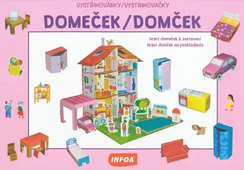 Nalepovačky, vystrihovačky, skladačky Vystřihovánky: Domeček / Domček - Kolektív autorov