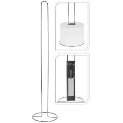 Držiaky a zásobníky na toaletn MAKRO - Zásobník na wc papier 60cm, nerezový
